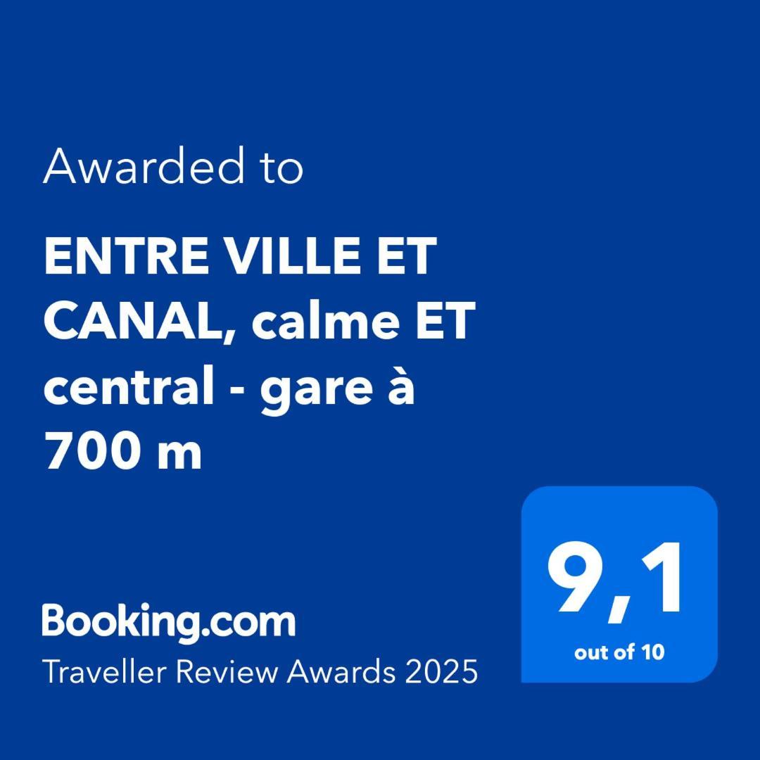 Entre Ville Et Canal, Calme Et Central - Gare A 700 M Narbonne Extérieur photo